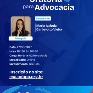 Oratória para Advocacia