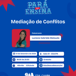 Pará que Ensina - Mediação de Conflitos