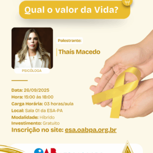 QUAL O VALOR DA VIDA?