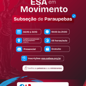 ESA em Movimento - Parauapebas/PA - Advocacia Criminal e Familiarista