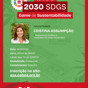 WORKSHOP 2030 SDGS - GAME DE SUSTENTABILIDADE